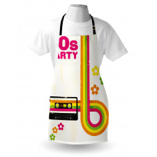 70s Party Casette Tape Apron