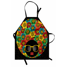 Woman Head Flower Hair Apron