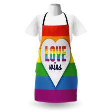 LGBT Pride Love Wins Apron
