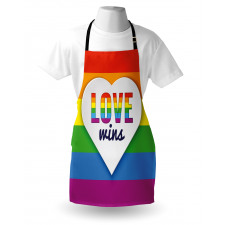 LGBT Pride Love Wins Apron