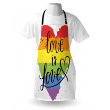 Love is Love Art LGBT Apron