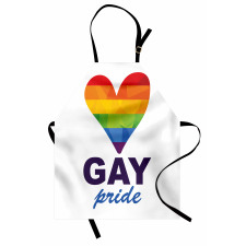 Gay Culture Heart Apron