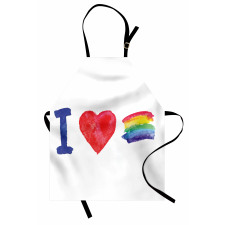 I Heart Pride Artwork Apron