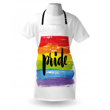 Watercolor Artwork LGBT Apron