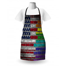 Brick Wall Pride Apron