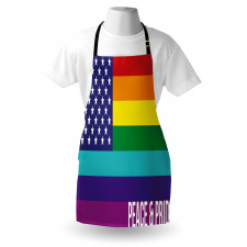 Stars Peace Pride Apron