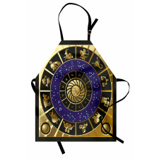 Zodiac Horoscope Art Apron