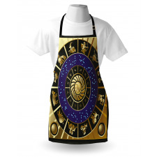 Zodiac Horoscope Art Apron