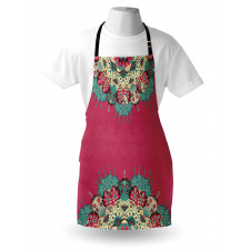 Eastern Boho Floral Apron