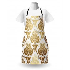 Ombre Abstract Floral Apron