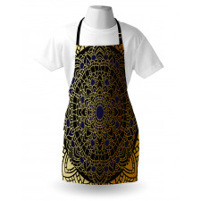 Lotus Inspired Design Apron