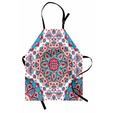 Oriental Style Floral Retro Apron