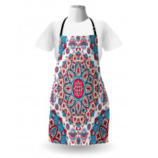 Oriental Style Floral Retro Apron