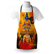 Mighty Arrow and Bow Figure Apron