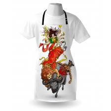 Mythical Scene Apron