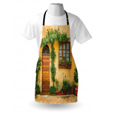 Plants and House Door Apron