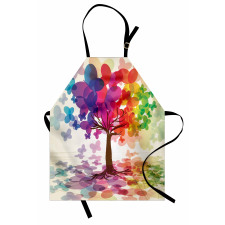 Colorful Spring Tree Apron