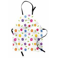 Daisies Leaves Meadow Apron