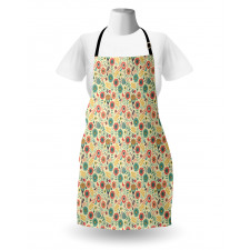 Flower Bouquet Botany Apron