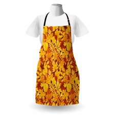 Shady Fall Oak Maple Leaf Apron