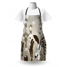 Kissing Couples Music Apron