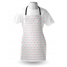 Romantic Cartoon Hearts Apron