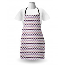 Zig Zag Waves Shapes Apron