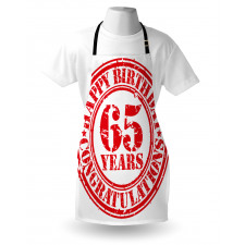 65 Years Apron