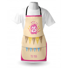 Flags Pink Frame Apron