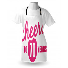 Cheers to 70 Years Apron