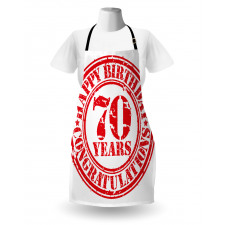 70 Years Old Congrats Apron