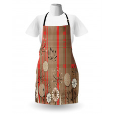 Vintage Style Botany Artsy Apron