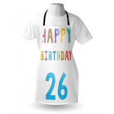 Soft Celebration Sign Apron