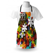 Daisies Dots Best Wish Apron