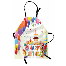 Hearts Funny Cupcakes Apron