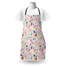 Hearts Musical Notes Apron