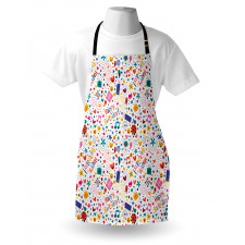 Hearts Musical Notes Apron