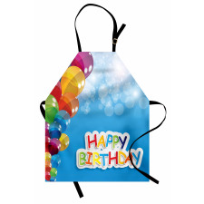 Vibrant Balloons Sky Apron