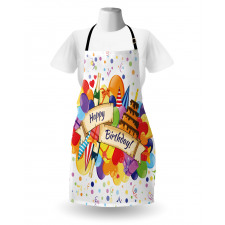 Drinks Cake Balloons Apron