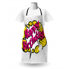 Pop Art Greeting Dots Apron