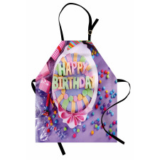 Birthday Cake Presents Apron