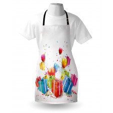 Surprise Boxes Balloon Apron