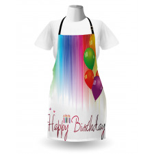 Balloon Greeting Candle Apron