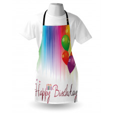 Balloon Greeting Candle Apron