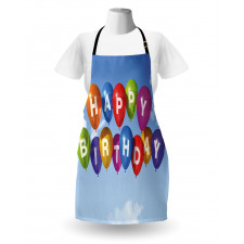 Balloons Letters Sky Apron