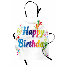 Birthday Message Apron