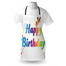 Birthday Message Apron