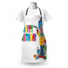 Birthday Party Clown Apron