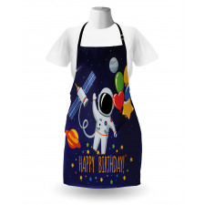 Astronaut Balloon Apron