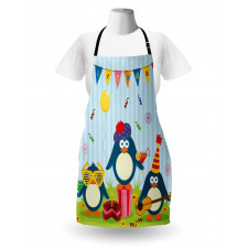 Birthday Penguin Apron